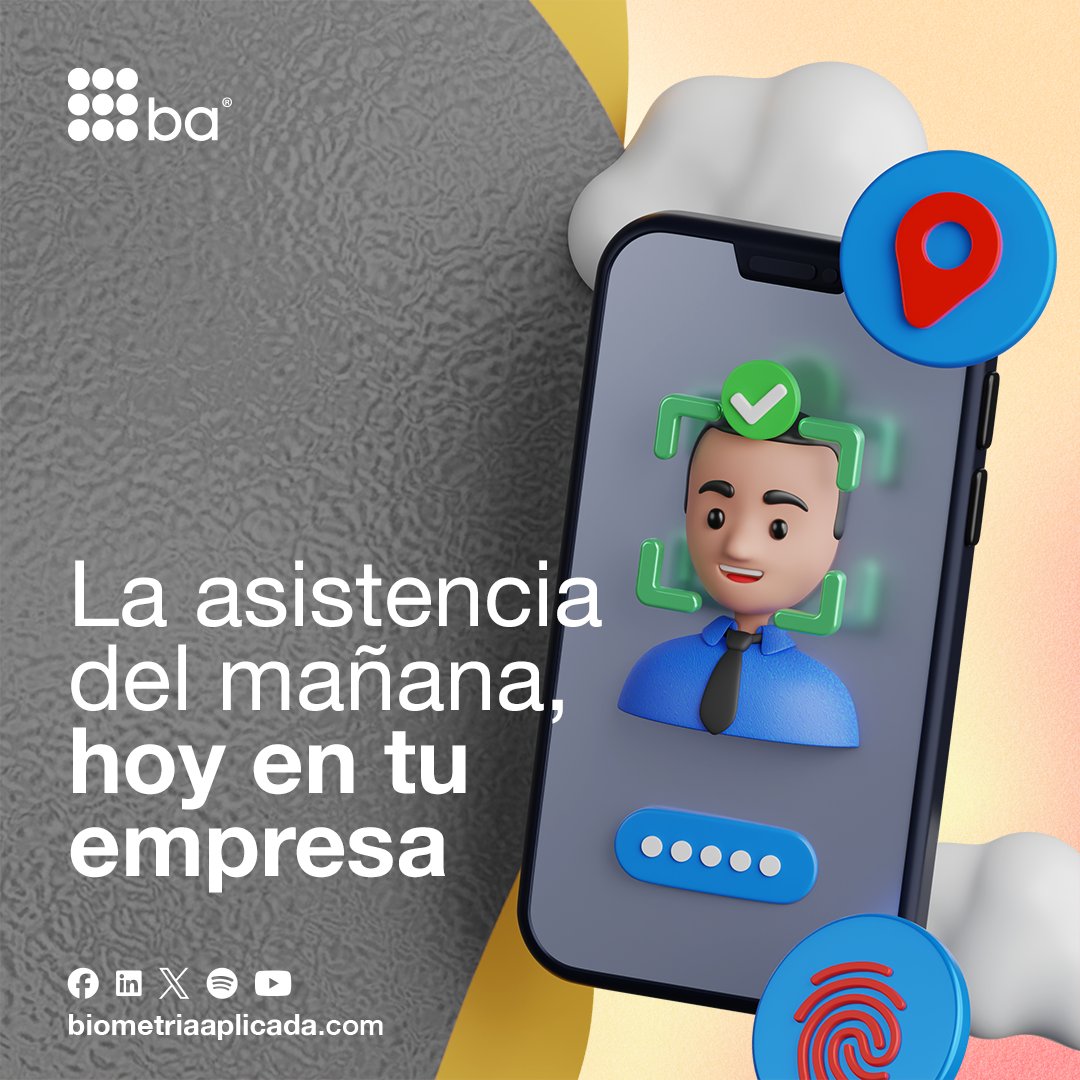 Bioap's tweet photo. En 2026, más del 70 % de las empresas operarán bajo esquemas híbridos o distribuidos. ¿Estás preparado?

Con EMI Plus puedes:
✅ Registro biométrico en múltiples ubicaciones
✅ Evidencias geolocalizadas y autenticadas
✅ Integración completa con nómina y RRHH https://t.co/5JaZMKIK1m
