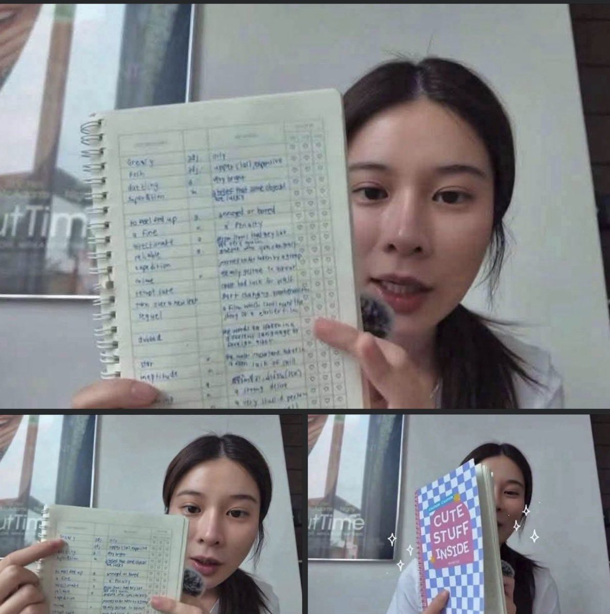 LadyNam1991's tweet photo. คุณเก้า สุภัสสรา มาแชร์ทริคการฝึกภาษา 
ตอนไปเรียนภาษาที่ลอนดอน บอกเลยพีคมาก👇🏼

#supassra_sp https://t.co/AXy7gIPBzj