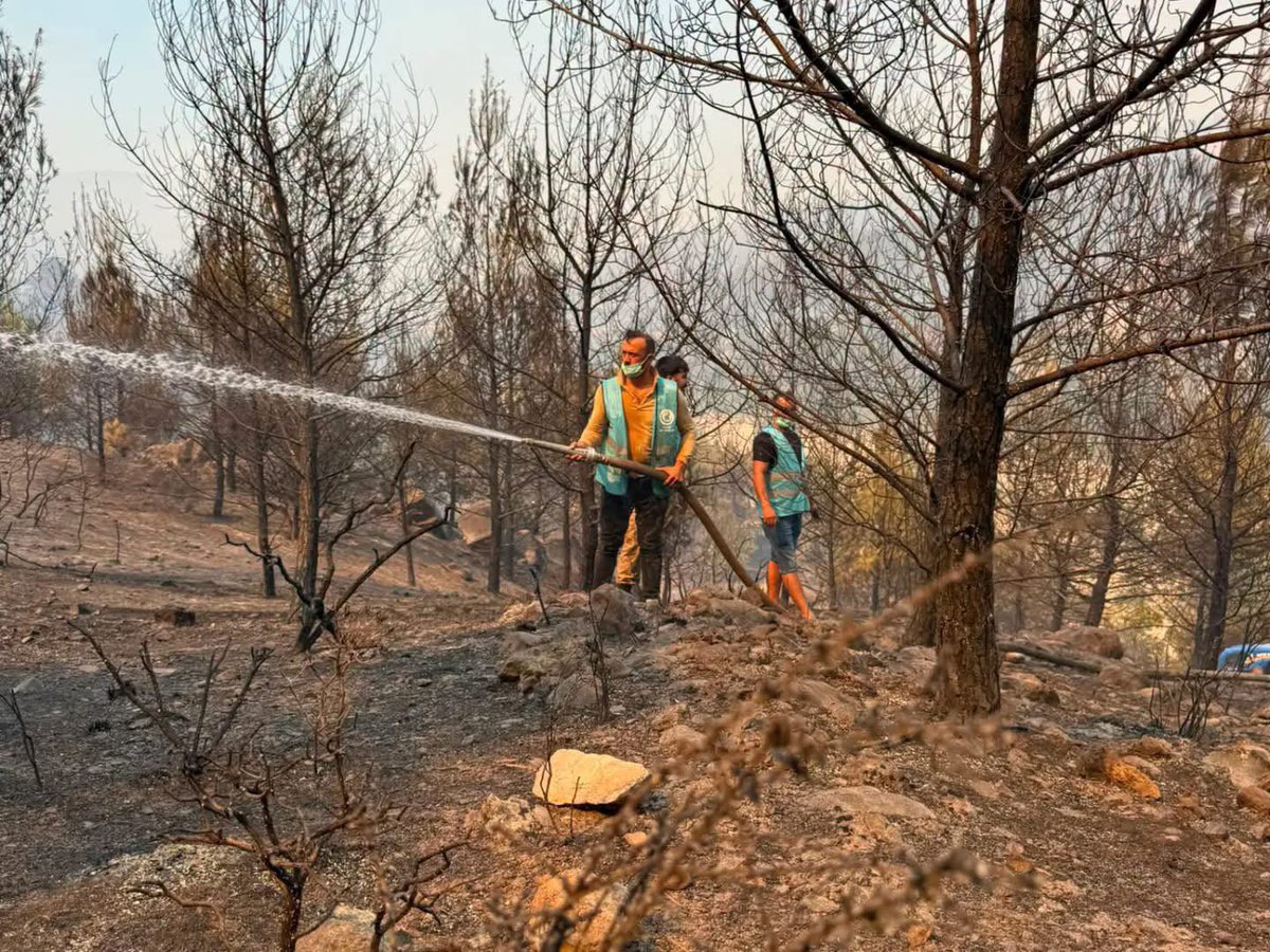 Ulku_Ocaklari's tweet photo. 📍Muğla

Ülkü Ocakları Muğla İl Başkanlığı tarafından, Muğla/Seydikemer Bayır Mahallesi’nde meydana gelen yangınlarda devletimizin ilgili kurumlarıyla koordinasyon sağlanarak; söndürme, soğutma ve yardım çalışmalarında bulunuldu. https://t.co/jpWBHKiZGh