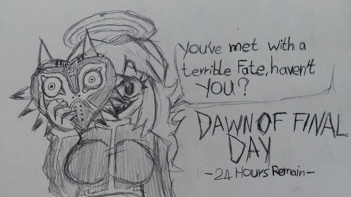 FelixReal05's tweet photo. "you've met with a terrible fate haven't you"
Shiro with Majroas Mask
#rhythmicrevolution
#majorasmask https://t.co/v6V2c6kxZp