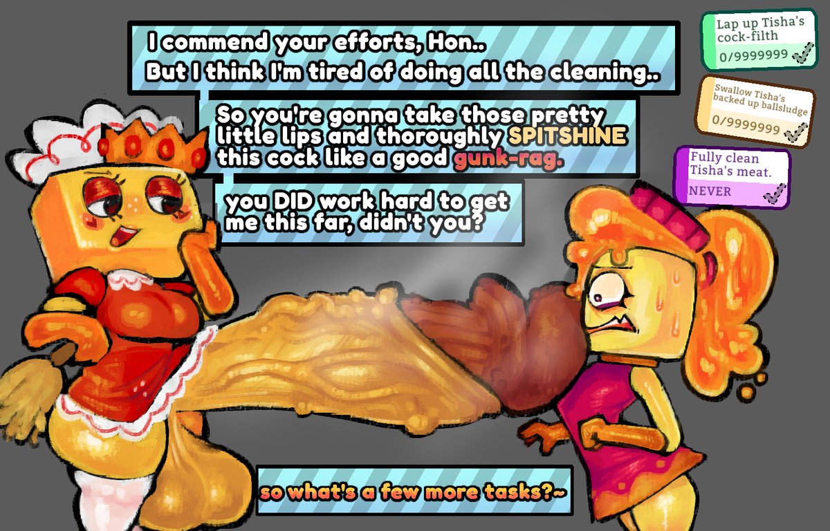 LyViCorp's tweet photo. 💮 Congrats to @.Honeyant_Queen for spending 1500 hours on dandy's world to unlock golden tisha ! wow! good job!

[gross alt in replies] https://t.co/CnubBT5Myw