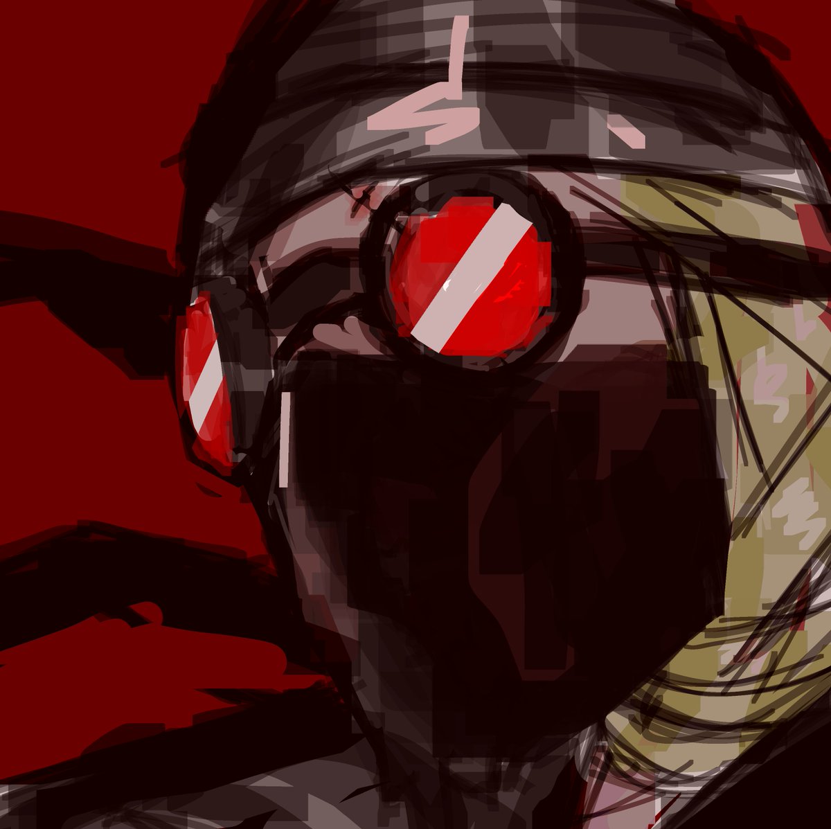 AMID_UHDEL_'s tweet photo. actually havent drawn them in years #madnesscombat https://t.co/kzxj4UPJPg