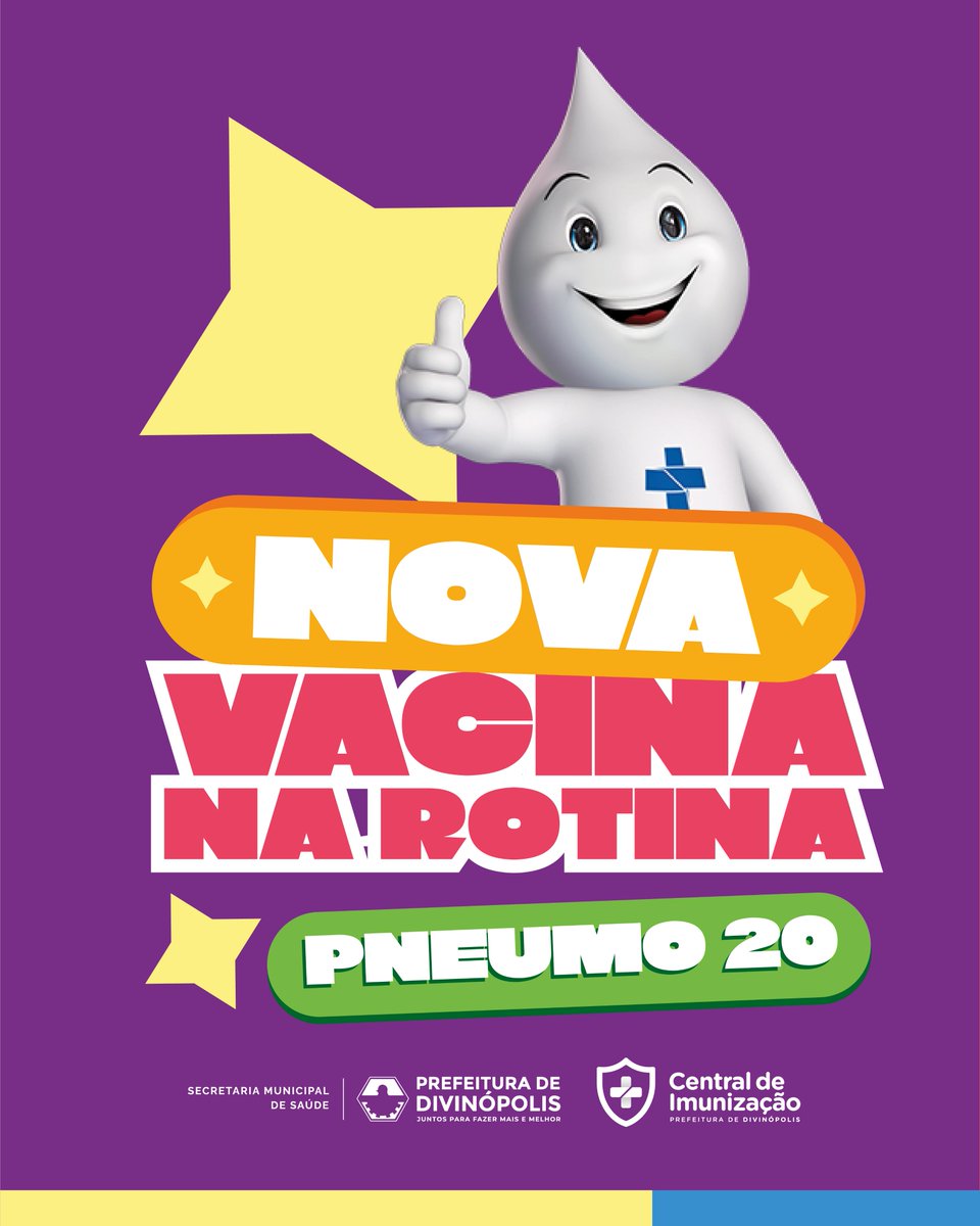 pliniocesars's tweet photo. 💉 Mais proteção para quem você ama!

A vacina Pneumo 20 já está disponível e amplia a proteção contra doenças causadas pelo pneumococo, como pneumonia, meningite, otite e infecções graves. https://t.co/9pVfMysabb