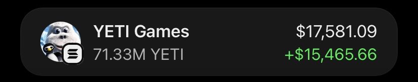 13J6__'s tweet photo. $YETI Is printing massively on my Alpha telegram group 🏆🚀

If you’re in my  tg group your copy trade would have been on same profit as I am.

Ca: BX8np2NYESCYThnWhRMXZytPyybKsbnVEYMPGgWVpump https://t.co/xS5Kfs6W2d