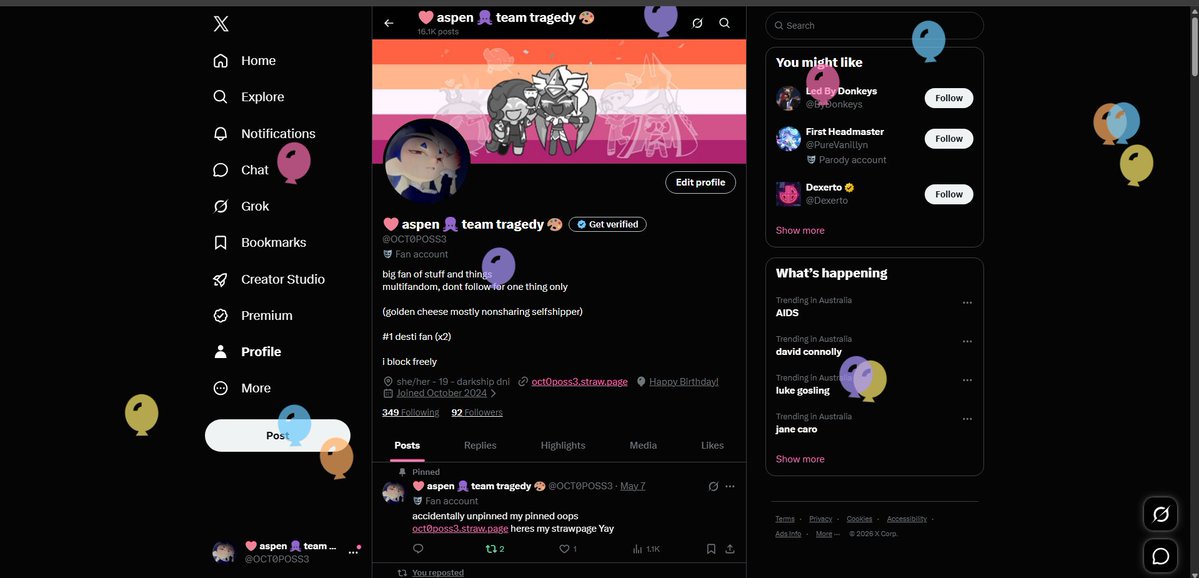 🩷 aspen 🐙 team tragedy 🎨 tweet media