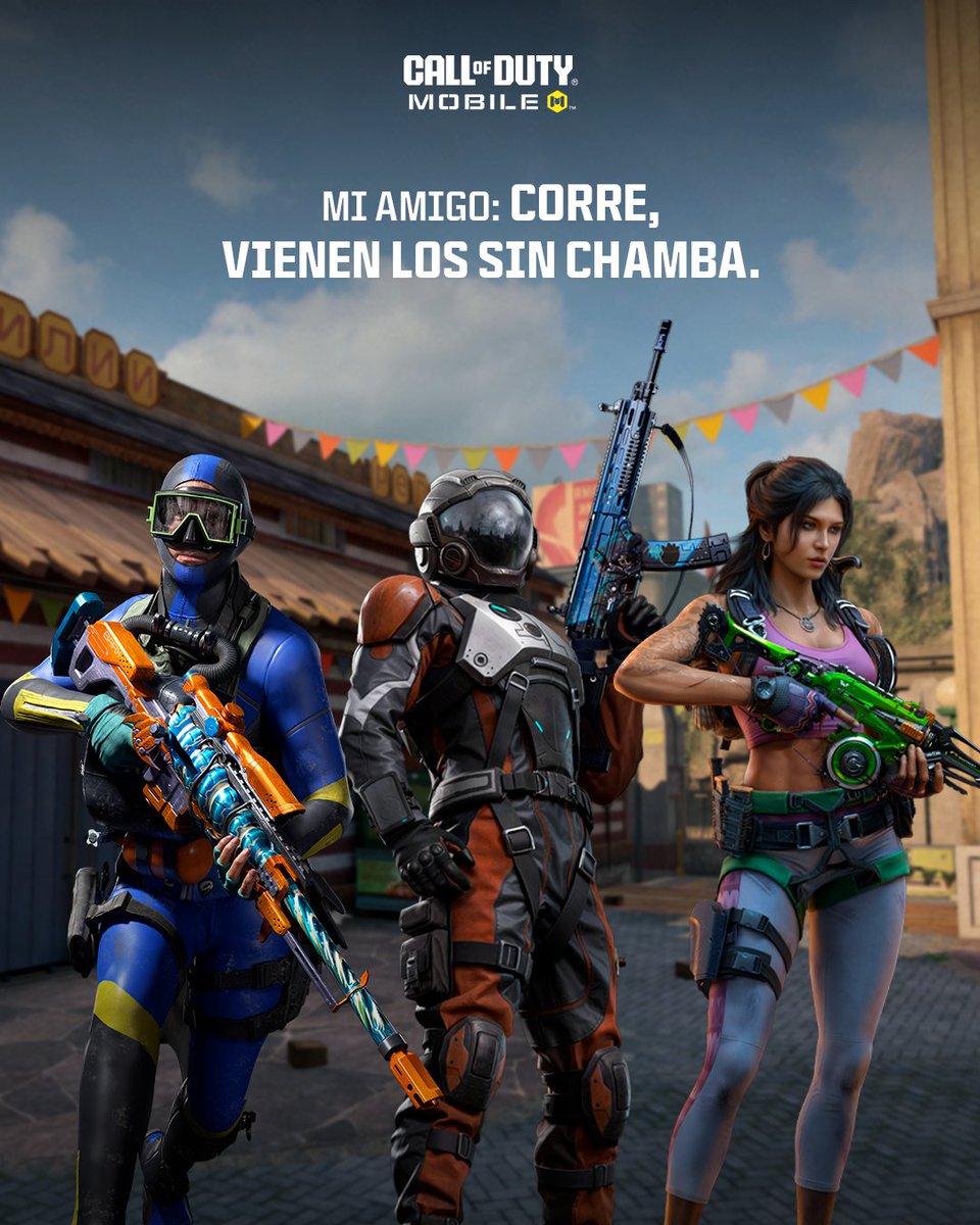 CODMobileLATAM's tweet photo. Su jornada laboral eres tú. 🫡 https://t.co/IuEUnA6UES