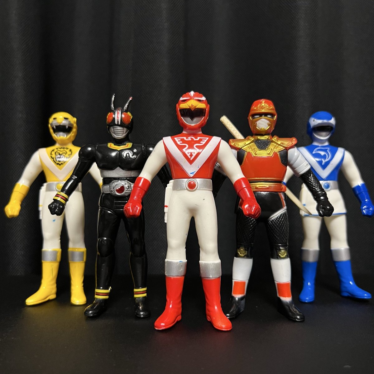 ntck79's tweet photo. 仮面忍者戦隊ジライブラック
#仮面ライダー
#スーパー戦隊
#メタルヒーロー
#ソフビ https://t.co/B2L5XR4J89