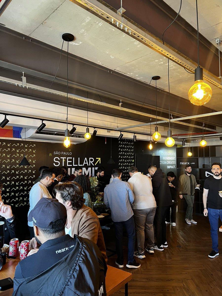 coderipper's tweet photo. @defindex_ at the Stellar Summit in São Paulo @BuildOnStellar @StellarOrg 

Let’s build together! https://t.co/80fHVNJrDl
