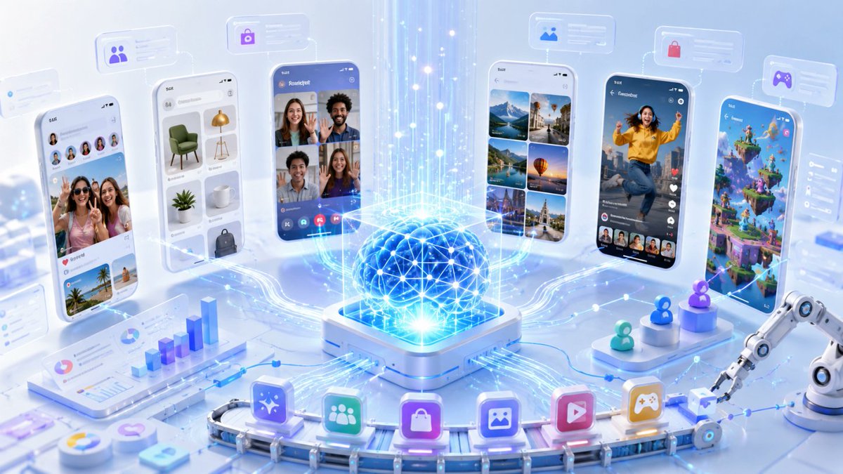 Guglielminetti's tweet photo. Mark Zuckerberg affirme que l’IA permet à Meta de créer, tester et lancer plus rapidement de nouvelles applications grand public, dans l’espoir de trouver le prochain Threads.
https://t.co/EEdVf6z9XS https://t.co/6XecdyMsMS