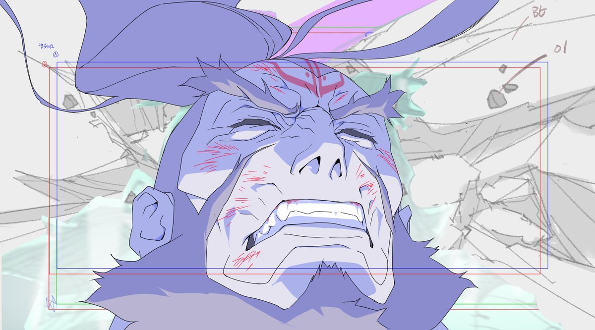 gimigam2's tweet photo. I spent several months last year at Studio Mir fully immersed in the Avatar: Aang film. My contribution was only a small part of the whole, but I was honored to be involved and truly enjoyed working on it. Tagah is such a joy to draw.  
@StudioMir2010 https://t.co/VnMPnGfFuJ
