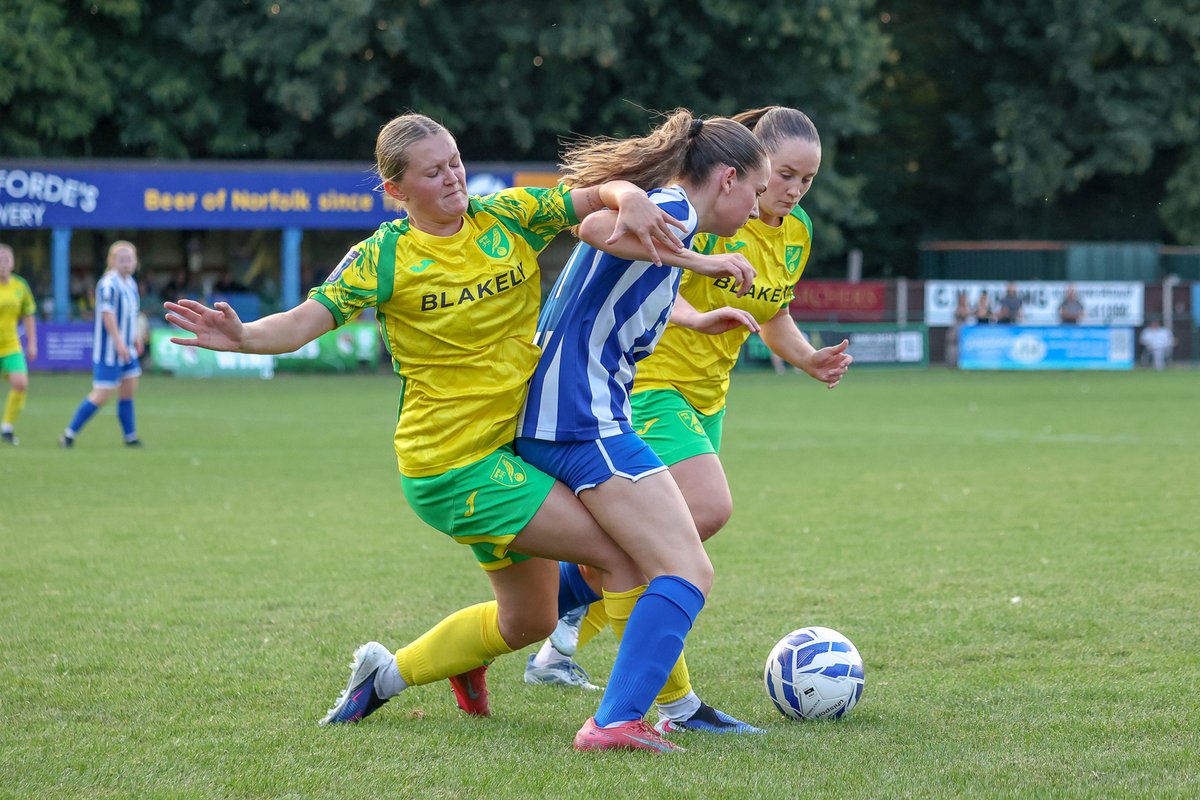 shayporteruk's tweet photo. Despite the match ending early due to issues with the floodlights, it was still a competitive first half between @WroxhamWomen and @NorwichCityWFC which produced plenty of action. #footballphotography #NorfolkFootball @The_Yachtsmen https://t.co/AaKjkZqOaE