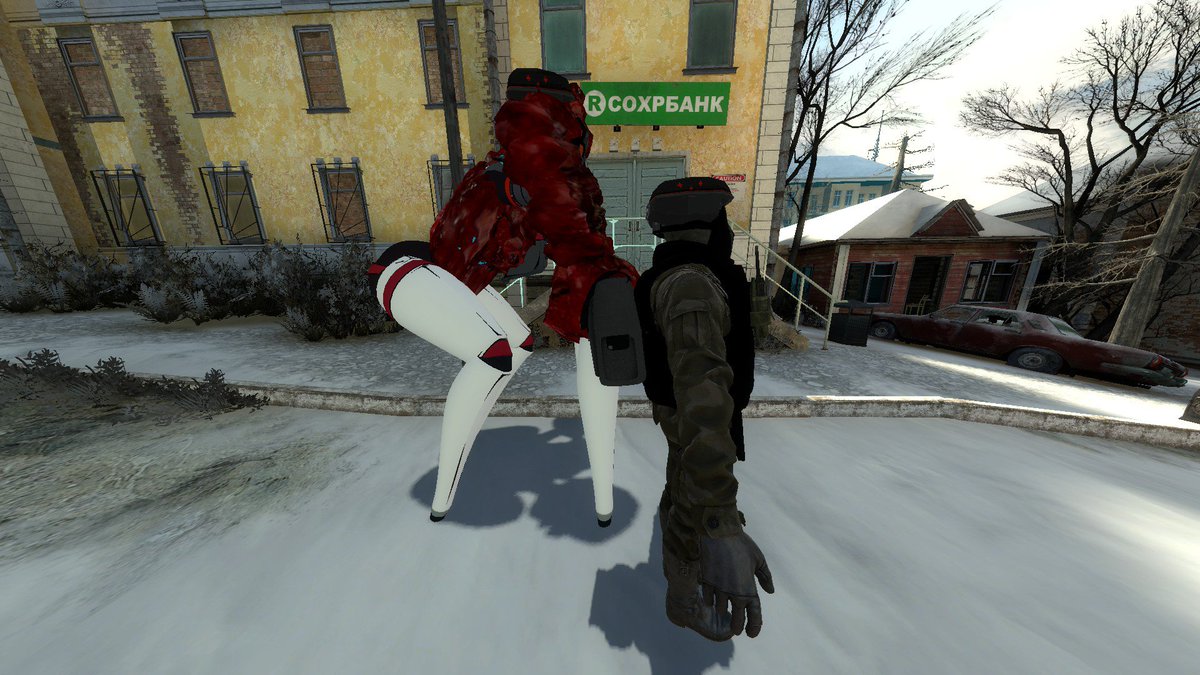 Crabnidroid's tweet photo. Been experimenting with my attempt on a custom Corrupted Replika with this one being a Corrupted Star with the body of the Mosquito Man from "Frankenstein's Army" [Last image for reference].

[Alt descriptions hold more info]
#Signalis #garrysmod #SIGNALISart https://t.co/Fh5wMwUfPj