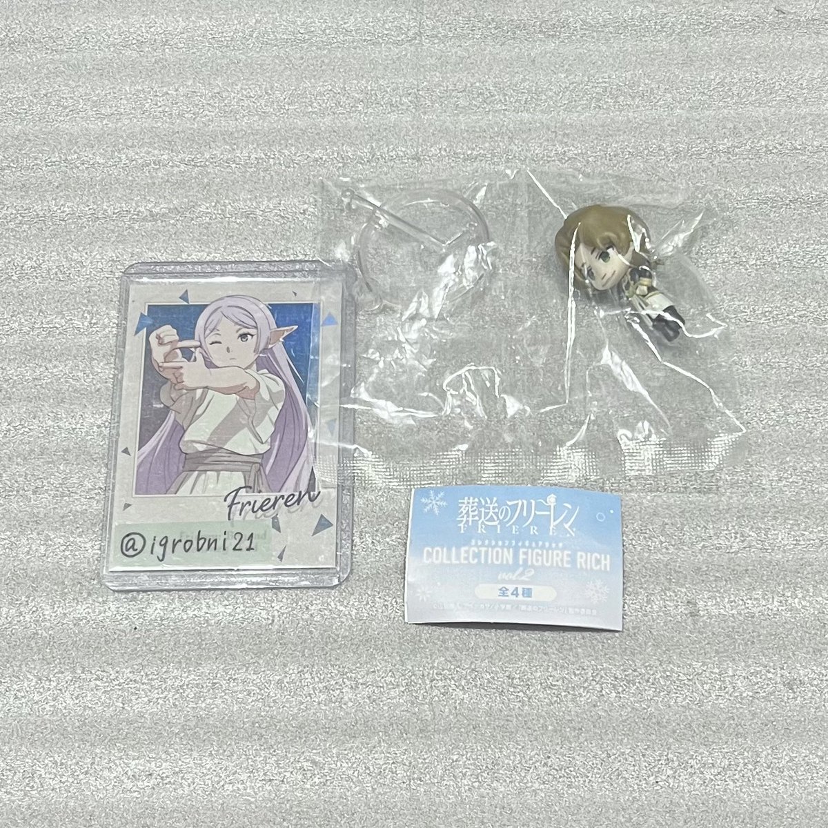 igrobni21's tweet photo. ◎交換
　葬送のフリーレン コレクションフィギュアリッチ

譲：ザイン

求：定価500円(+送料)

大阪(兵庫)手渡し、郵送どちらも可
よろしくお願いいたします。

#葬送のフリーレン #ザイン #ガチャガチャ https://t.co/8ITgWCvDl9