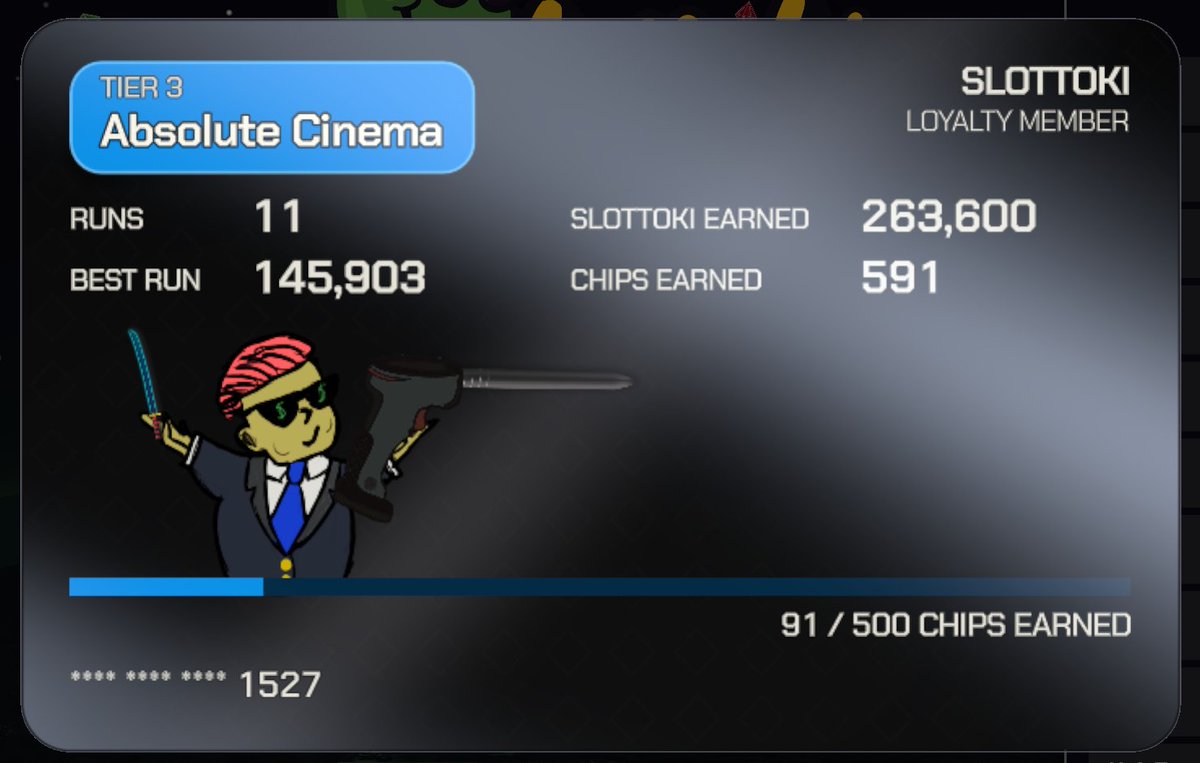 Async_Games's tweet photo. In Slottoki, we added loyalty card customization that lets you design your own card, Black Ops emblem creator style. https://t.co/6fY518HImm