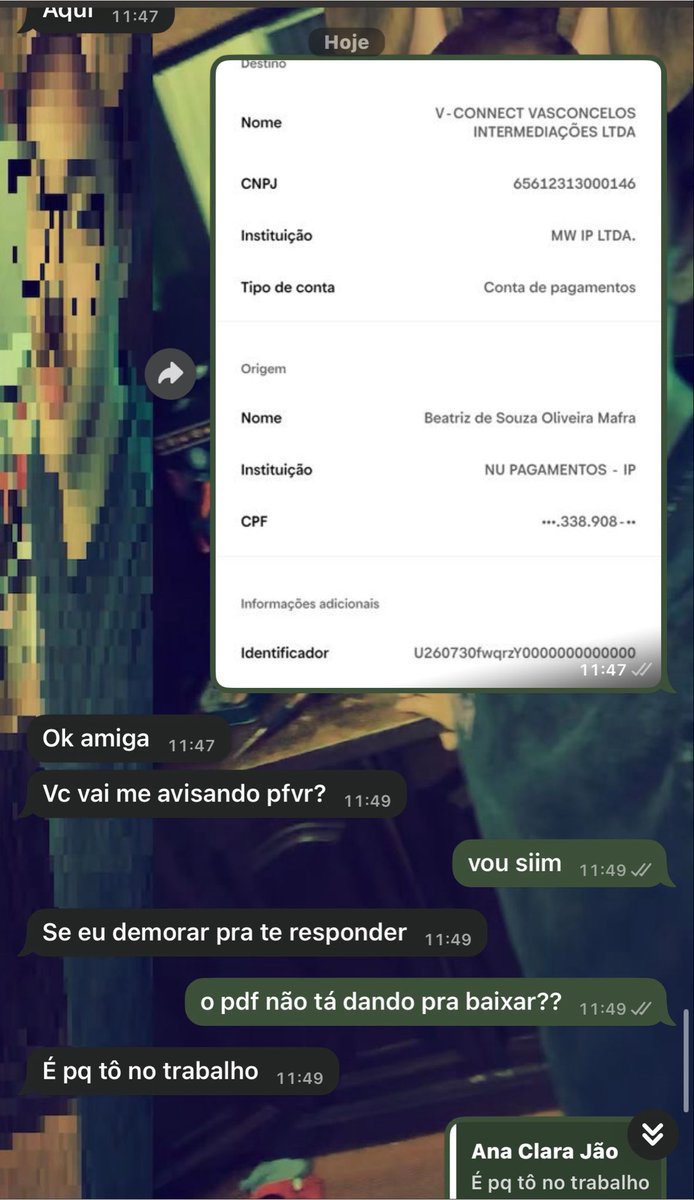 bibiadojao's tweet photo. oi, eu perdi R$820 em golpe dentro de um grupo de fãs do Jão, por favor tomem cuidado com golpe mesmo que mandem tudo certinho, vou deixar os prints em baixo!!! O outro vídeo foi meu amigo tentando conseguir o valor de volta - @jaoromania @jaoqg https://t.co/gIBGbV0GVU