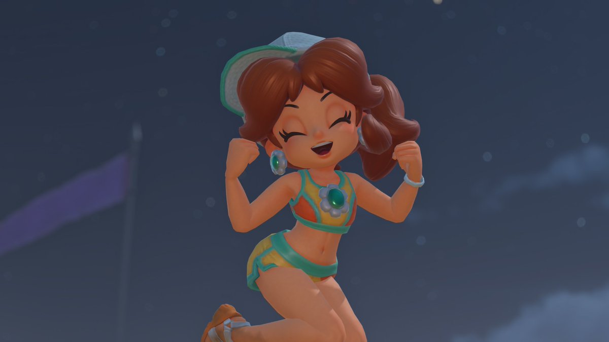 Misstar_E's tweet photo. A little bit of #Daisy #princessdaisy!

#Mariokart #Mariokartworld https://t.co/U5J53CXhE4