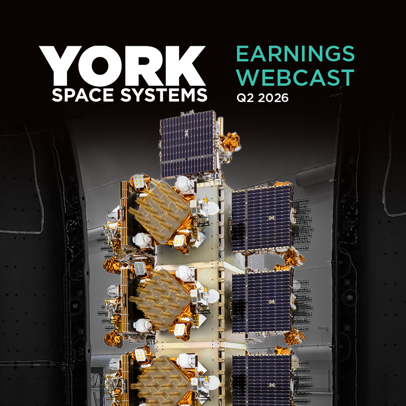 YorkSpaceSystem's tweet photo. York will host its Q2 2026 earnings webcast on Thursday, August 13 at 5PM ET. Register for the webcast: https://t.co/zUpSwdvMDC https://t.co/PwWIhrQ1vp