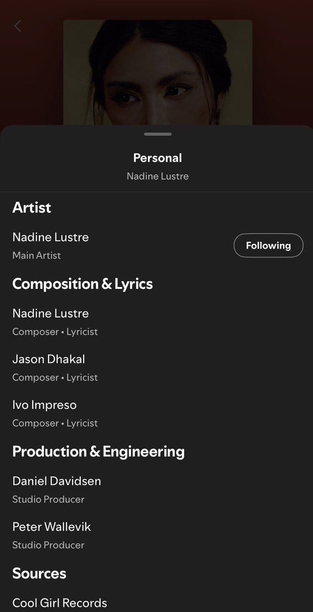 njay___'s tweet photo. PERSONAL  - Latest single by Nadine Lustre 🔥

#NadineLustre https://t.co/lVTxugVx4A
