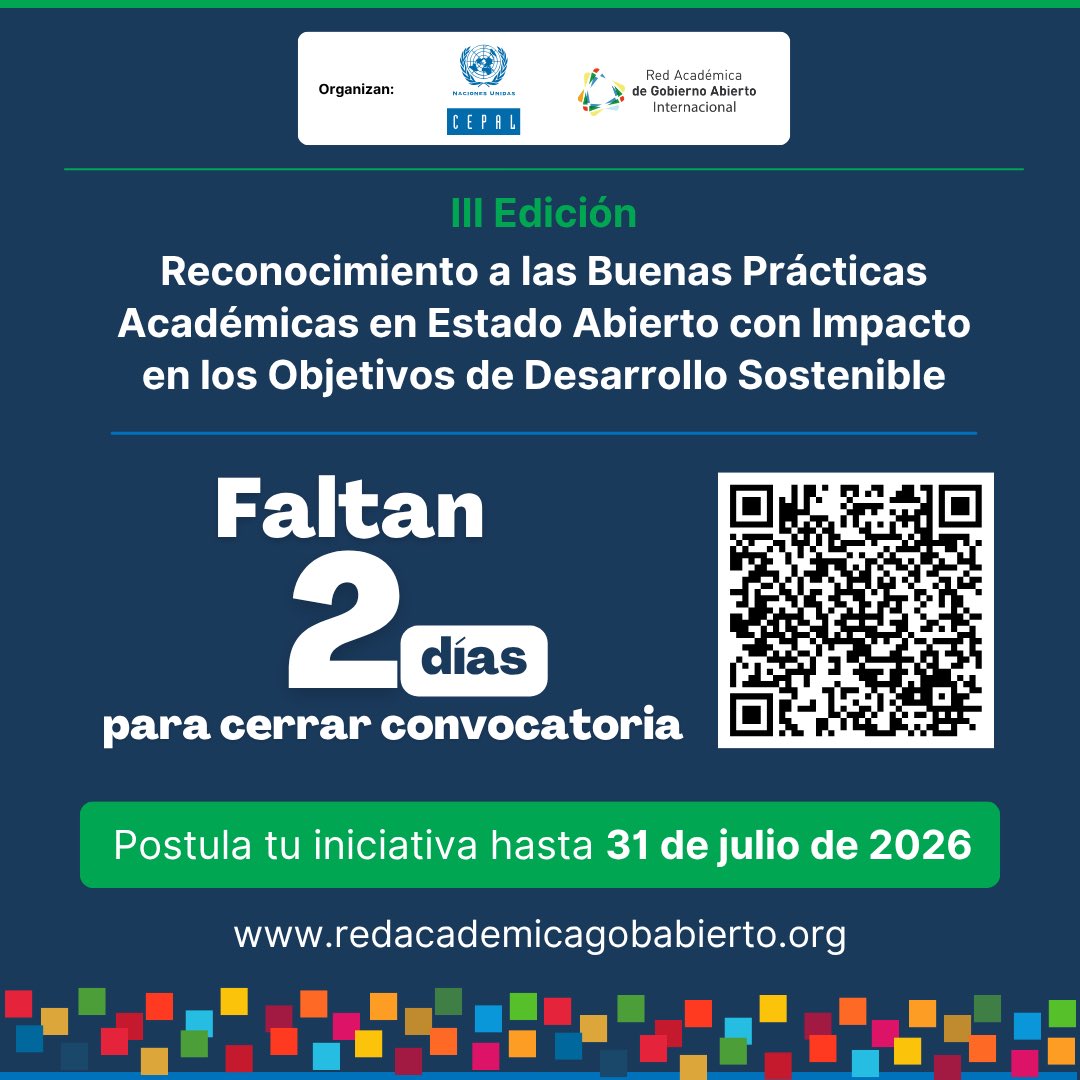 Red Académica de Gobierno Abierto Internacional tweet media