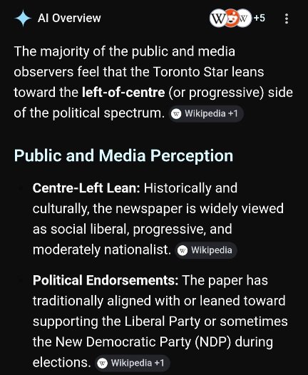 Land_of_Mud's tweet photo. @Funchal2022 @Mikeggibbs So basically you are trying to convince on something on what you believe,  not what the actual owner states, or the widely common understanding that the Toronto Star is a Liberal favouring newspaper, okay lol. https://t.co/ShiYN1DnEu