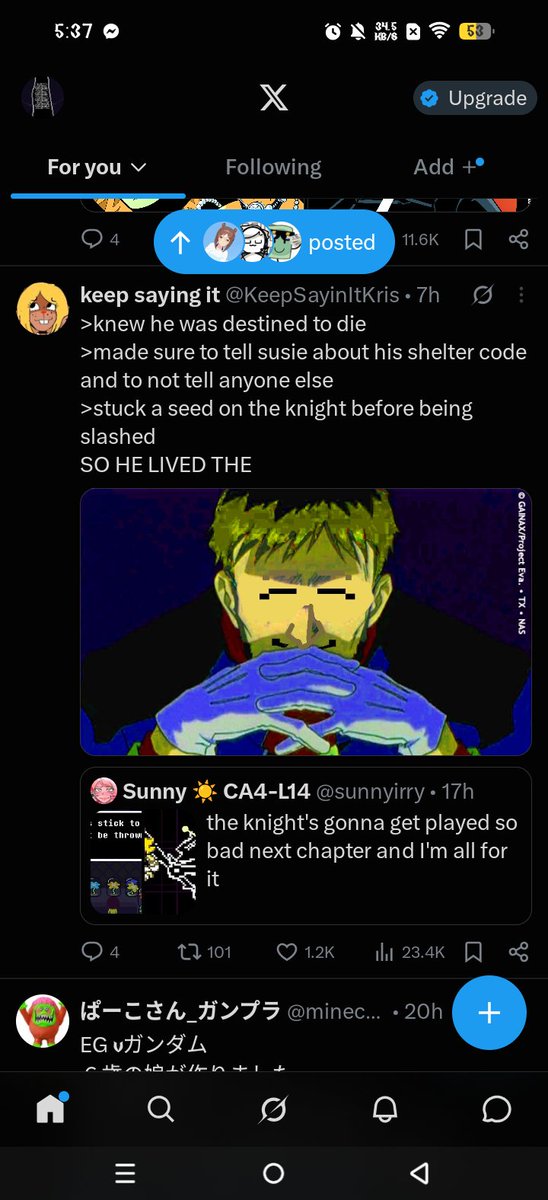 MRiAWARE's tweet photo. Wouldn't that be nice if this would happen
#deltarune #flowery #roaringknight https://t.co/tc9T7Gcsbe
