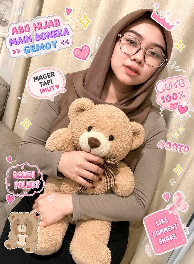 qiesmt's tweet photo. ABG hijab main boneka lucu
https://t.co/F8pS9QlsBj https://t.co/bph2KTu9vs