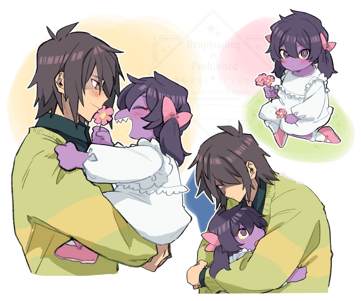 harune_yuri's tweet photo. #deltarunefanart 
#krusie 
幼少期の🍆ちゃん妄想…私がただ描きたかっただけのやつ https://t.co/GXS2npFo5s