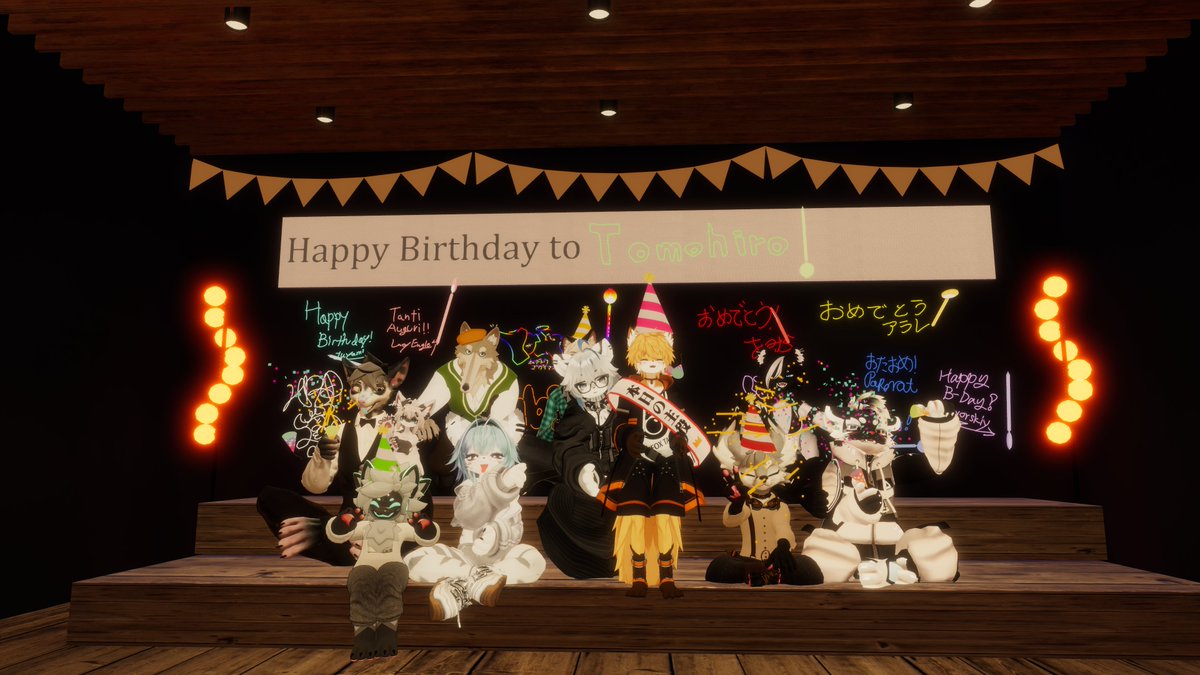 Powertype_k0n's tweet photo. HBD!!tomosan!!! https://t.co/KMnt2gYqEV