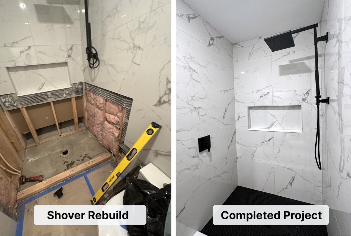 RenovaBuild's tweet photo. The most expensive bathroom remodeling mistake isn't the tile.    

Before you start your remodel, learn what really matters—and how to avoid costly mistakes.

https://t.co/XjBzk1HKM6 https://t.co/nPrZ5DysEa