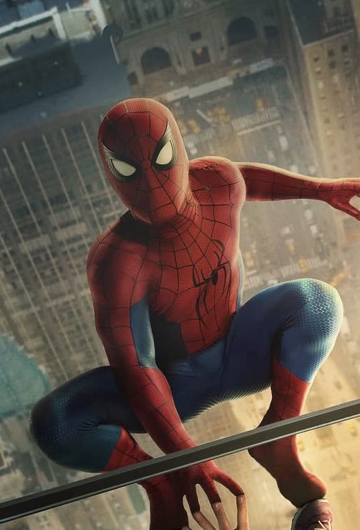 NotiPlay_'s tweet photo. Tom Holland no está seguro sobre como adaptarán el traje del simbionte en el MCU:

“Insomniac Games lo hizo tan bien y no sé cómo se hace un traje similar sin tener que añadirle CGI.” https://t.co/3DkoE4HPtf