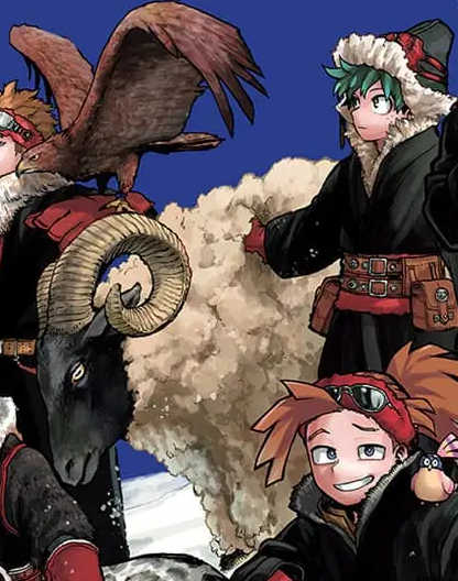 salteggpajamas's tweet photo. I am 99.9999999999% certain horikoshi drew a norfolk horn ram for izuku...............a fitting choice considering their lean build, hardiness, and ability to thrive on poor soils, walk long distances to feed, and jump over fences and obstacles like goats https://t.co/8EbxoXjKJe