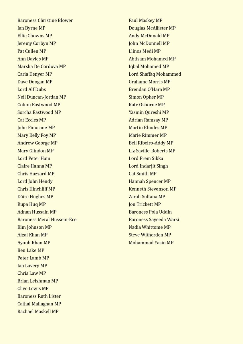 RichardBurgon's tweet photo. Alongside @Imran_HussainMP and over 80 MPs and Lords, I recently wrote to the Foreign Secretary calling for comprehensive sanctions on Israel.

The world’s top court is clear. Israel’s occupation of Palestine is illegal - and Governments must act now to end it! https://t.co/Gl32YJ4gSI