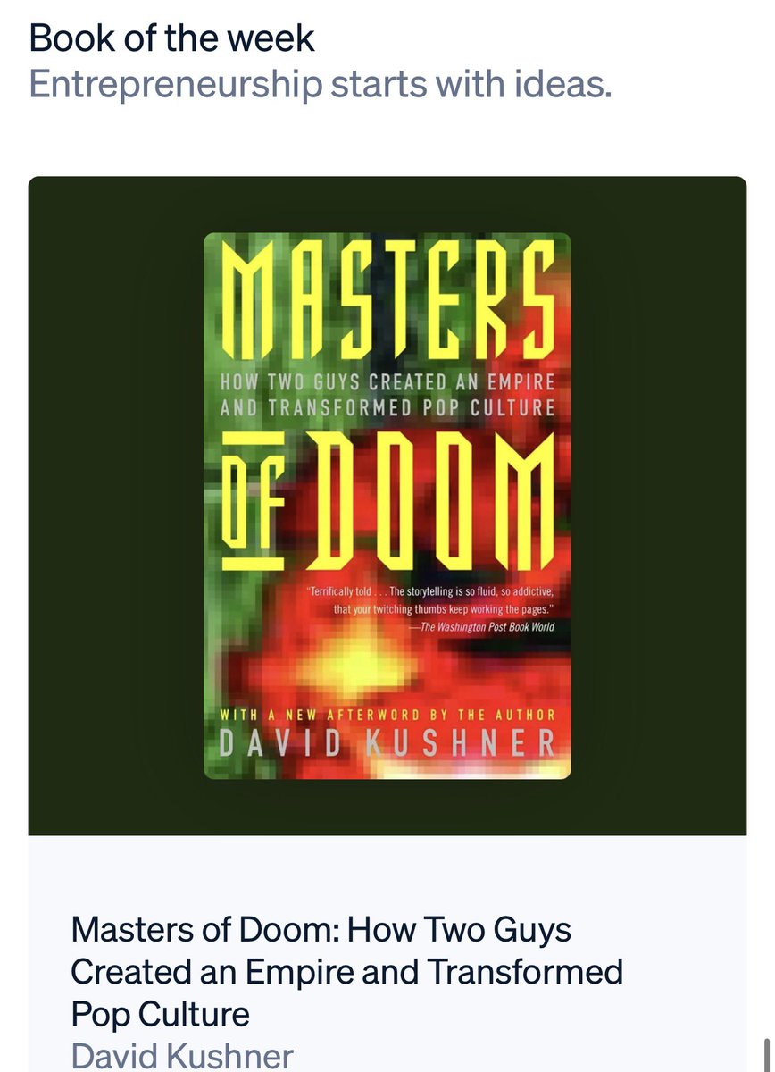 NCResq's tweet photo. Every time I visit the @stripe homepage I observe a new “book of the week”. Is there any place where all the books of the week are collected? Not sure whom to ask 🤔 https://t.co/qsAQV47SaZ