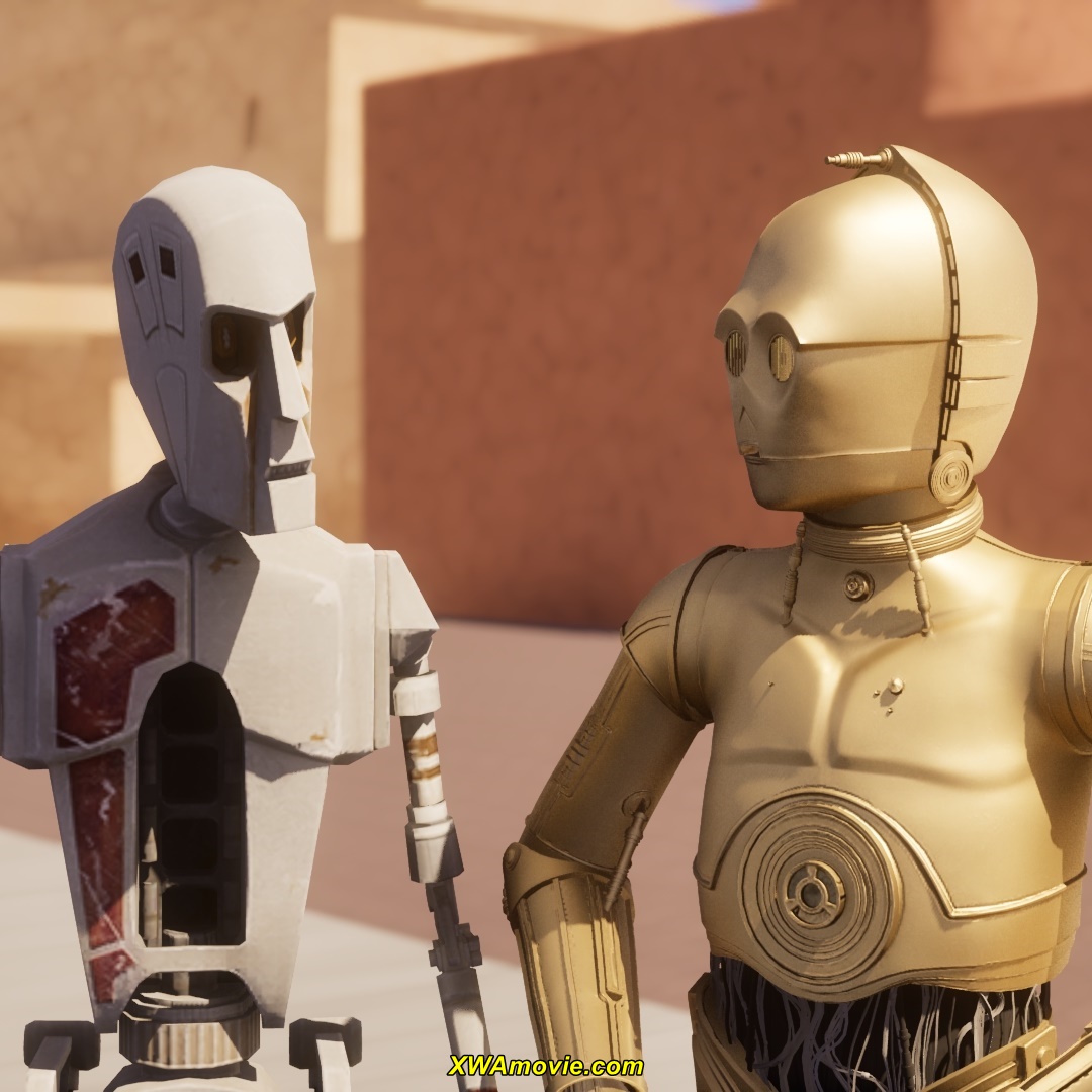 XWAmovie's tweet photo. He's not angry, he just looks angry 😠
#droid #starwars https://t.co/43Wx2wtrH1