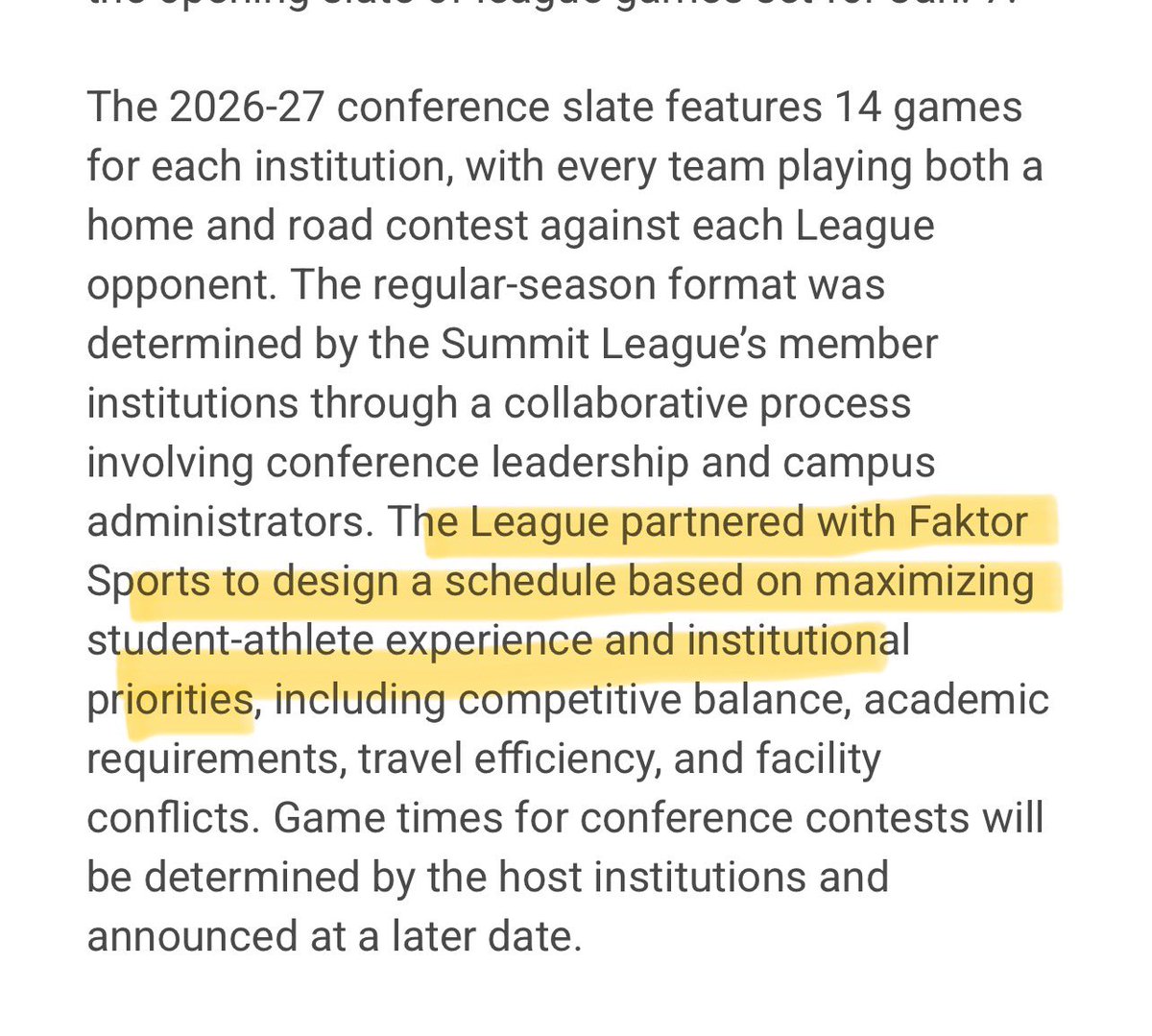 wdiamond605's tweet photo. What’s interesting is “fan experience” isn’t mentioned.  And they don’t say “mirrored schedules” but it is.   
What Mirrored Schedules do is make staying at home and watching the best option to watch both the men and women of your favorite team.  Going to a game guarantees you will miss seeing game of your favorite team.  Or trying watching on your phone while at another game -which isn’t how God intended people at a live sporting event to behave.  I hate it.  A lot.  #banmirroredschdules