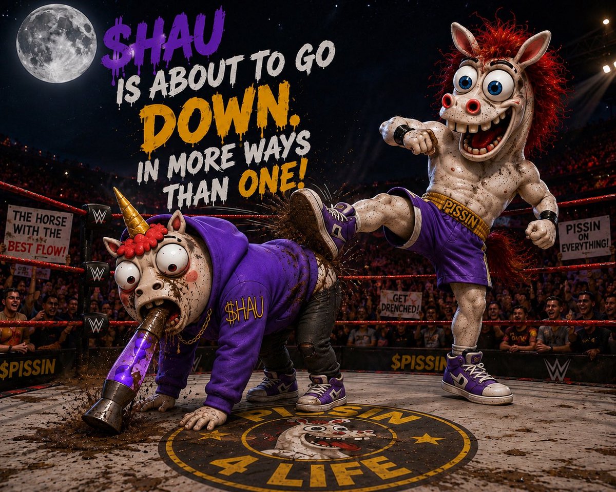 lilPissin's tweet photo. What happens when you plug it in this hole?  @HighAsUnicorn is about to go Down in more ways than one. 

$PISSIN 🐴 vs $HAU 🦄 

https://t.co/mtXQb8XqV0

🥊Lets Get Ready 2 Rumble🥊 https://t.co/UxnmtGZdso