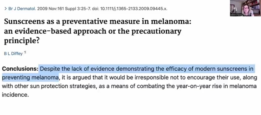FabioFranchi1's tweet photo. Melanoma: sole o creme solari?
Molto interessanti le considerazioni documentate della dottoressa Debora Rasio sui rischi per melanoma. 
Tutti pensano che sia da incriminare l'esposizione al sole, ma non è come sembra. Un ruolo non indifferente è rivestito dalle creme solari.
https://t.co/CGQHy1EB1z .
Guarda la coincidenza, il solo fatto di discuterne ha attirato i fulmini dei soliti "debunker" monodirezionali (Alice Rotelli, Salvo di Grazia, Marzio Sisti) che immediatamente hanno invocato la sua radiazione (sono condizionati come il cane di Pavlov).