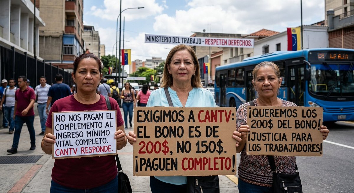 IvanMarin1's tweet photo. #30Jul Bono Complemento al Ingreso Mínimo Vital a más de 10.000 jubilados y sobrevivientes de CANTV Implica una reducción de un 75% en sus ingresos mensuales. Pierden un beneficio vital mientras la pensión básica permanece congelada #RestituyanElBono
#JubiladosCantvEnLucha https://t.co/EVjOLxB9Wb