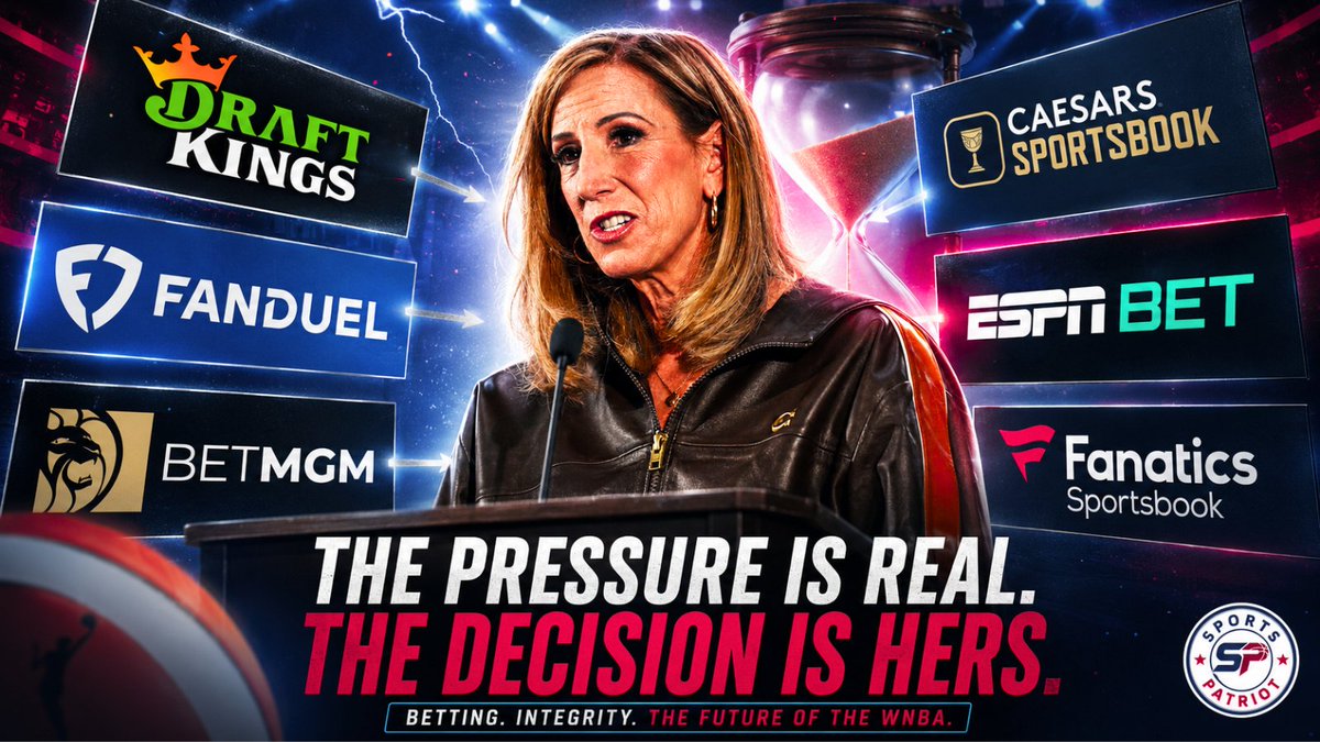 SportsPatriotUS's tweet photo. The CBA may give Cathy Engelbert broad discretion over the Bueckers-Reese punishment.

The gambling industry does not give her broad discretion over the consequences.

Sportsbooks accept real money on WNBA games under one essential assumption: the players controlling those games do not have their own financial interests riding on the outcome.

Once that assumption is compromised, the integrity of every WNBA betting market comes into question.

A token fine or meaningless suspension would tell sportsbooks, regulators, bettors, and corporate partners that players can wager on games they personally influence... and that the league may look the other way when enforcing the rule becomes inconvenient.

That is why Engelbert is effectively boxed in.

She must issue substantial fines and serious suspensions... not because the CBA mandates a specific number of games, but because anything less would damage confidence in the WNBA as a legitimate sporting competition and a trustworthy gambling product.