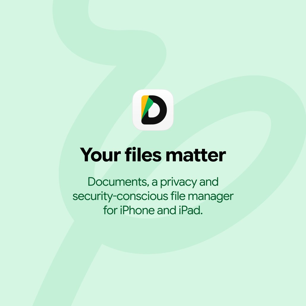 documentsIO's tweet photo. Documents has always been secure. Now, it’s ISO/IEC 27001 certified. 

Readdle, the company behind Documents, received the certification from an accredited international body.

A global standard. An extra layer of confidence for your files 🛡️