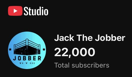 JackTheJobber's tweet photo. Hooraaay 22,000 subs for meee (and my favourite book is Catch-22, so the next video is gonna be a fragmented non-linear exploration of the hidden mechanisms behind war. Or a SummerSlam review, I haven’t decided yet.) https://t.co/rdqeXwIrFu