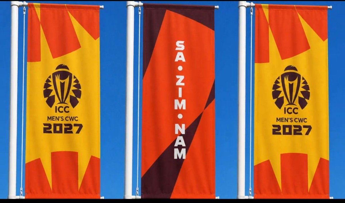 ragav_x's tweet photo. Brand identity of 2027 CWC 🏆 https://t.co/YiqRCSaeaz
