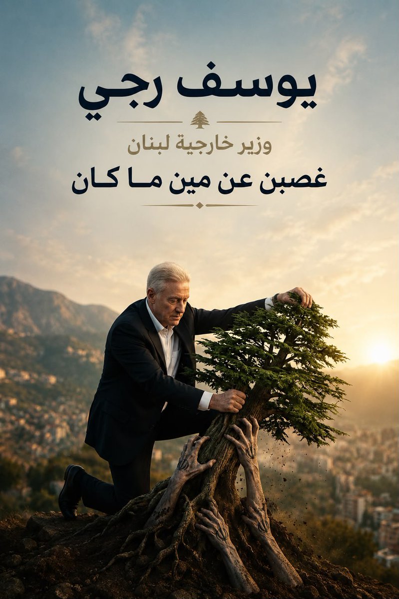 tabet_joyce's tweet photo. #يوسف_رجي وزير خارجية لبنان شاء من شاء وأبى من أبى https://t.co/SD8fQBGX48