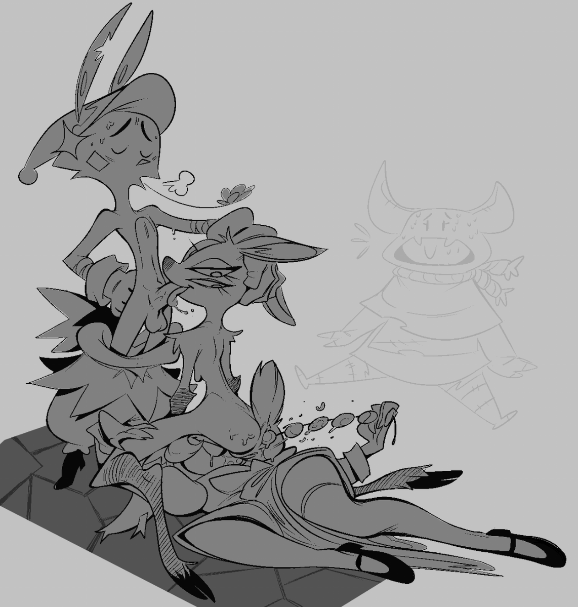 PumpknCreampi's tweet photo. random smut doodles https://t.co/YgUYcBhYj3