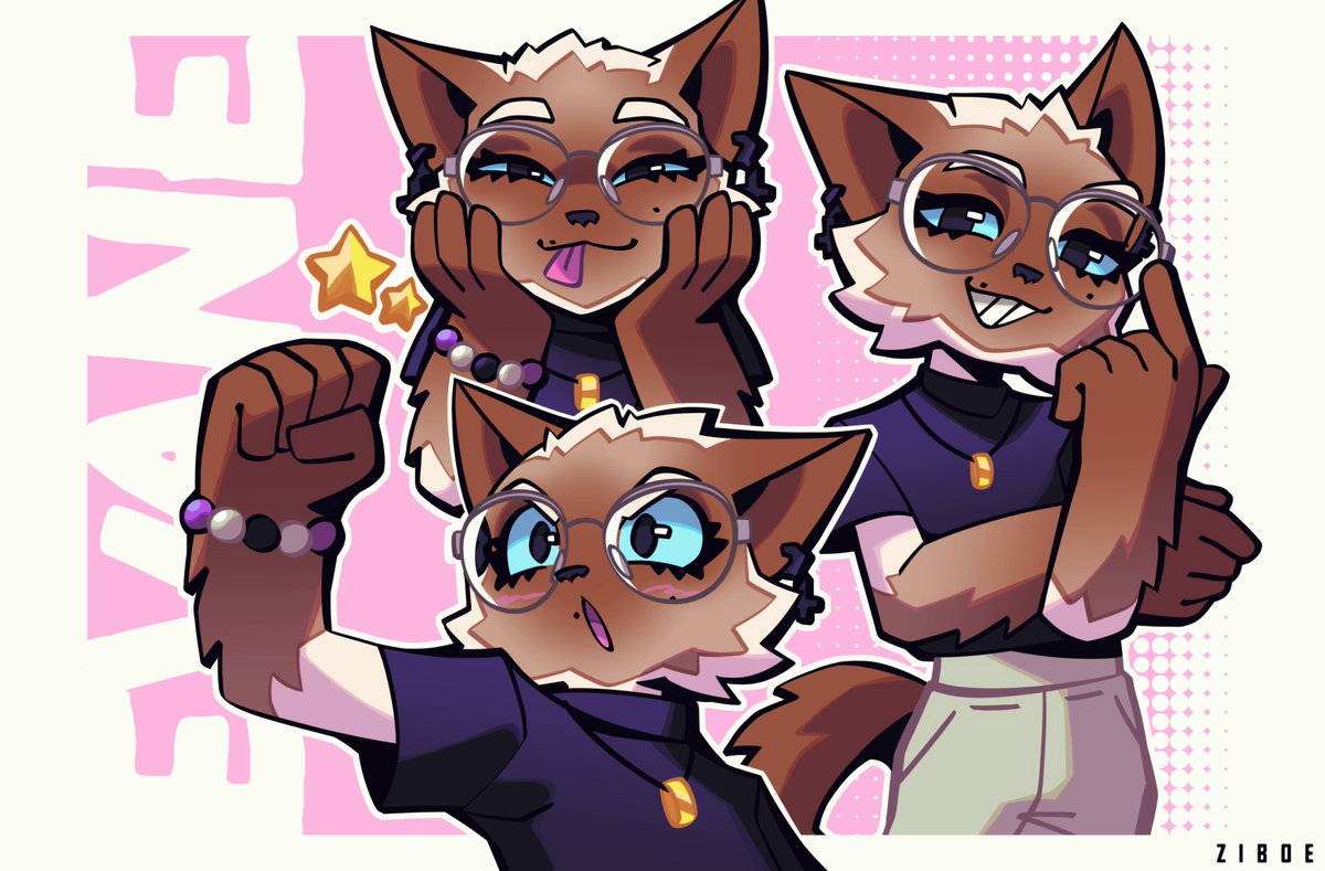 Zi_boe's tweet photo. AF revenge on @EvaneLaneot  Showcasing my more toony style.
#artfight #artfight2026 #furry https://t.co/j0IN6WEzhy