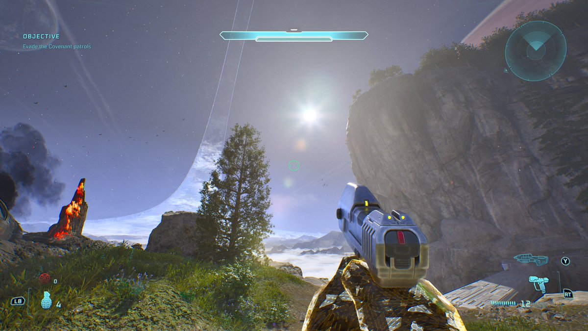TakenObsidian's tweet photo. @UnrealEngine @Halo Mission 2 (Halo) blew me away!!! So amazing! https://t.co/1V8eu3rOAF