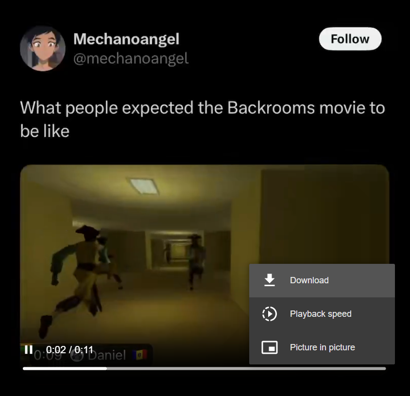 MilkoSmoothie's tweet photo. apparently you can easily download a twitter video by sending it into a dm then clicking the video (not the tweet) https://t.co/Y9RrpfBywX