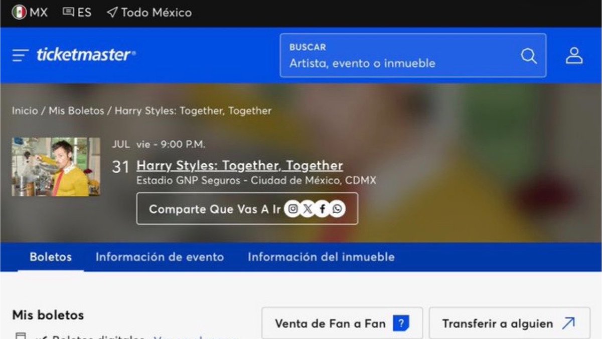 PayneSupremacy's tweet photo. Holi!!! estoy vendiendo boletos para Harry Styles en general C su primera fecha que es el viernes 31 de julio a $1200 c/u porque conseguí para otra fecha, los estoy vendiendo más baratos de lo que me costaron. más info al dm #HarryStyles #TogetherTogetherMexico https://t.co/apsTyBeBWc