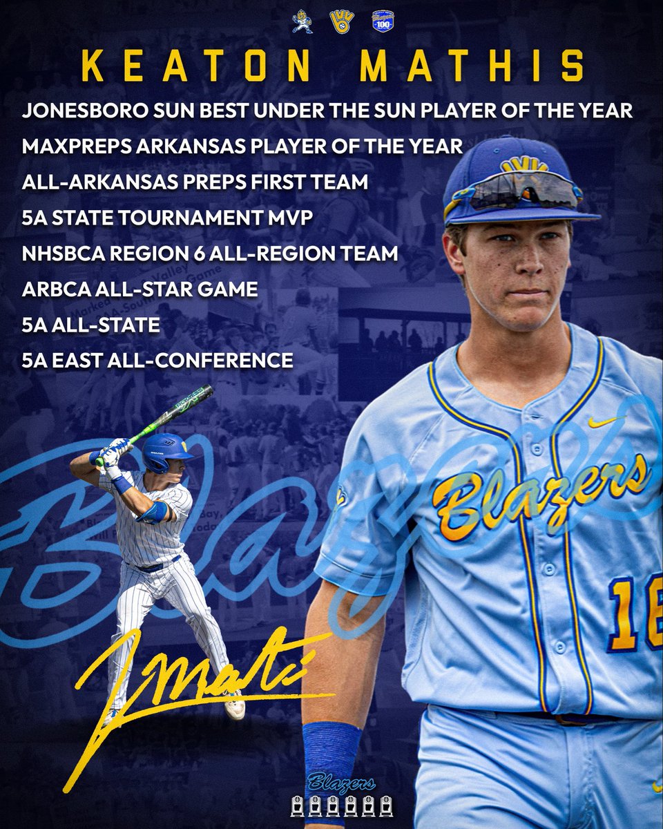 BlazerHardball's tweet photo. Congratulations @keatonmathis8! #packfirst🐺 https://t.co/t4nDUmwe8u