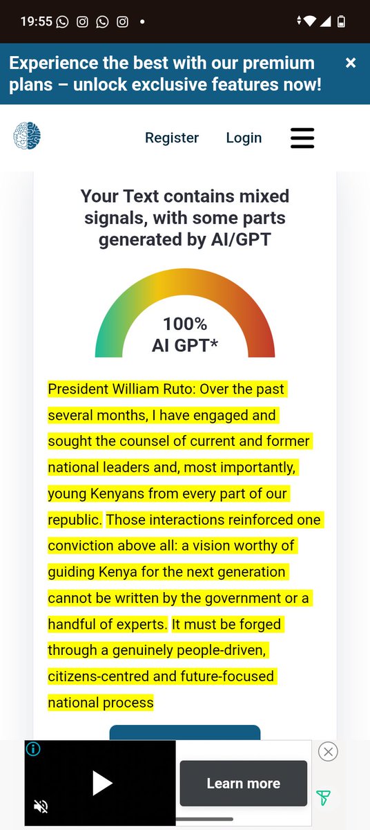 ArnoldCryptoh's tweet photo. @citizentvkenya When a whole president relies on ChatGPT to address the nation, while spending billions on presidential communication team is really absurd. @OleItumbi what do you guys do with our money? @WilliamsRuto ? Really? @HusseinMohamedg ??? https://t.co/0mvrjNXpSV